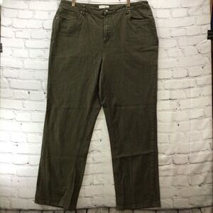 Coldwater Creek Pants Womens Sz 20W Charcoal Gray Black